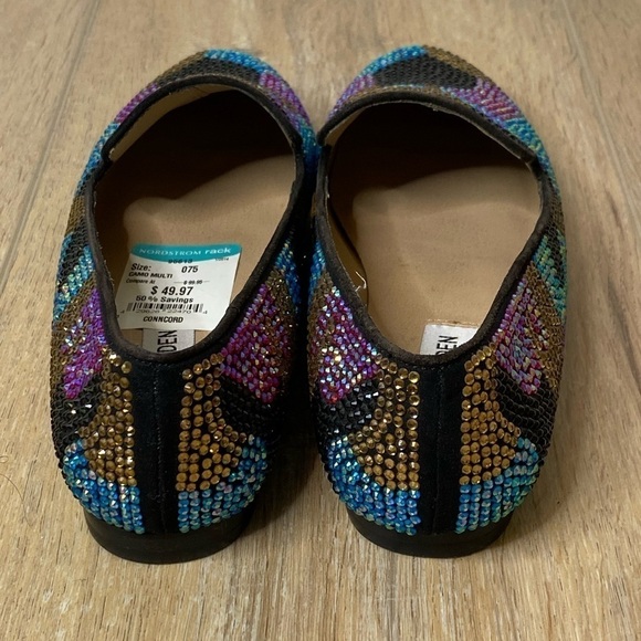 Steve Madden Concord Multi Rhinestone flats Size 7.5 - Picture 7 of 10